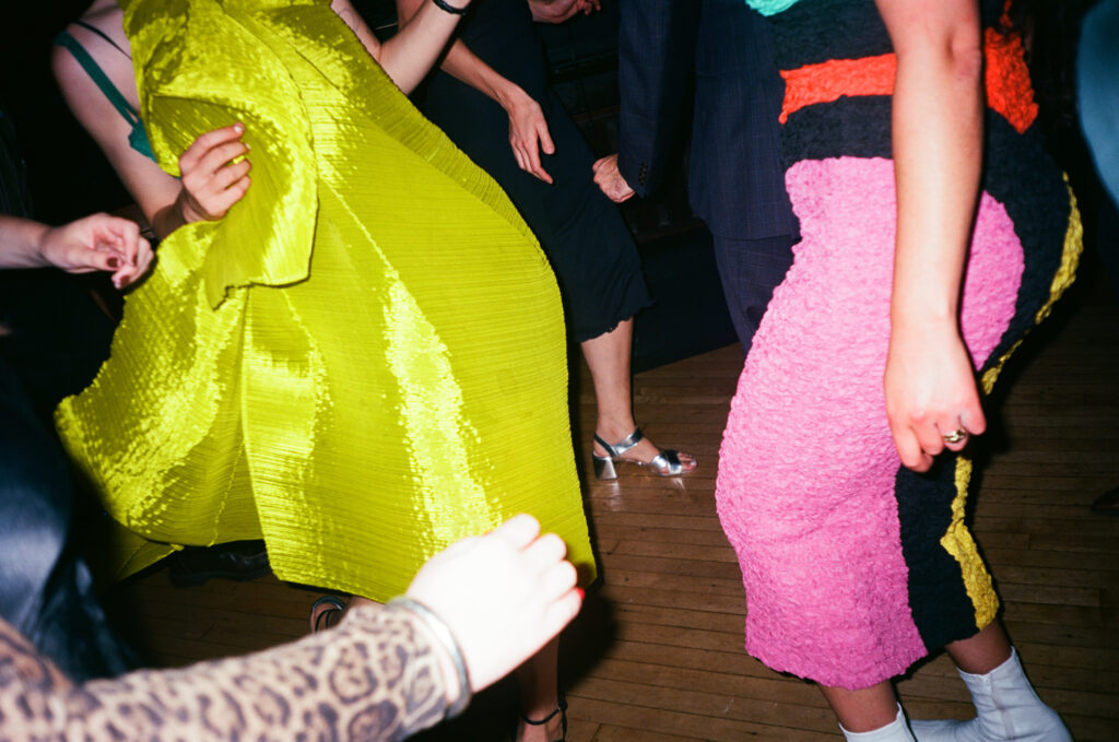 New York Wedding Photography, people dancing together at reception